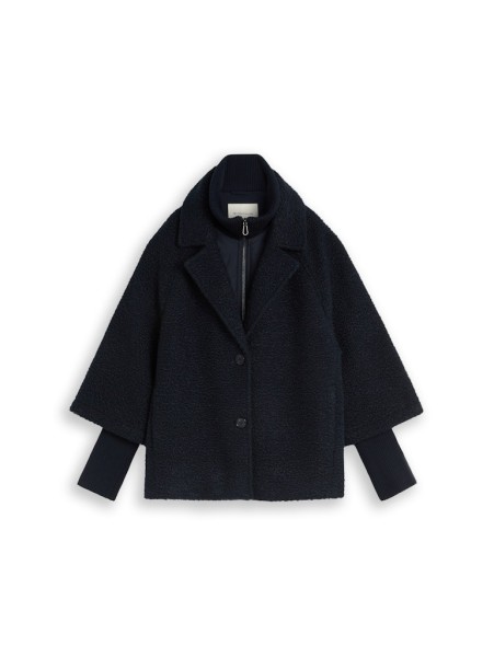 Cosy Cape Jacke im 2-in-1-Look