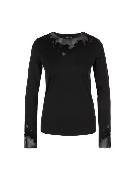 T-Shirt im strukturierten Material