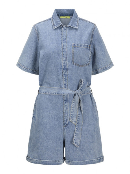 JXDORA NARA SS DENIM PLAYSUIT DNM