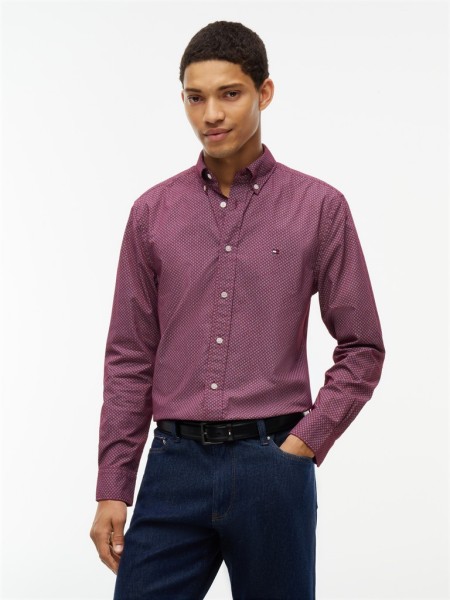 FLEX POPLIN GEO PRINT RF SHIRT