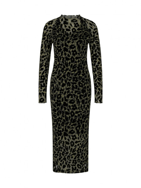 Körpernahes Maxikleid aus Mesh