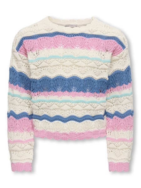 KOGDONNA LIFE LS PATTERN PULLOVER KNT