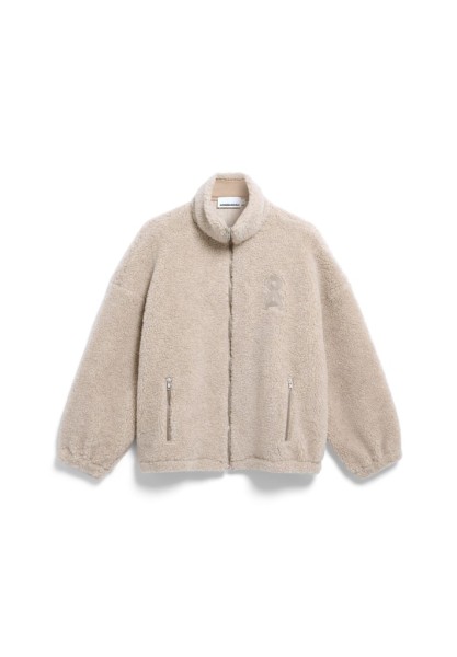 WOOL BLEND FLEECE JACKET