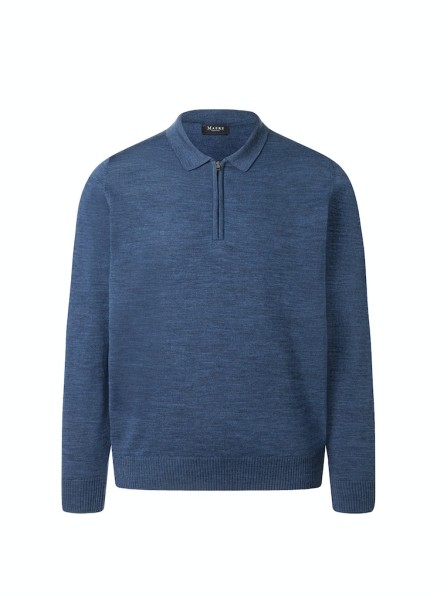 Pullover Polokragen Zip 1/1 Arm