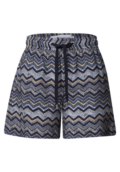 High Waist Shorts im Loose Fit mit Print