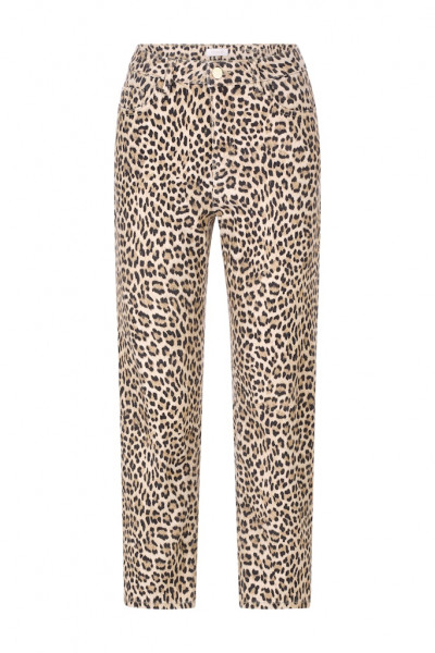 Vintage Straight Leopard Print