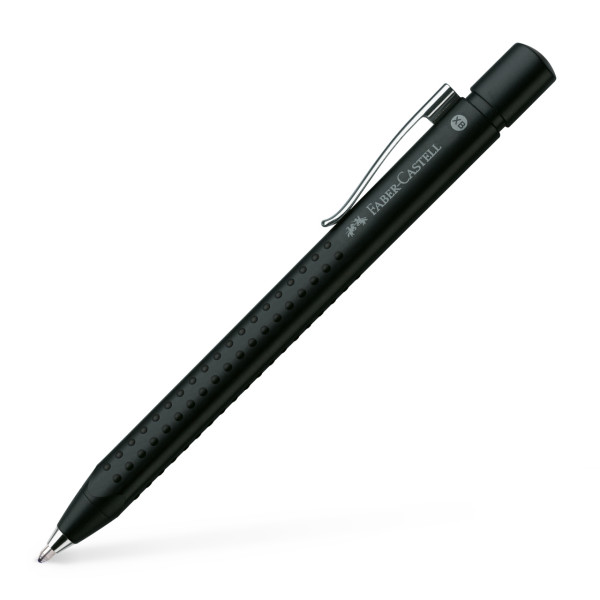 Faber-Castell 144187 Grip 2011 Kugelschreiber, XB, schwarz-matt