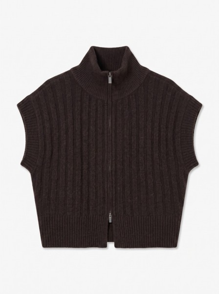 VMBANG RIB SL HIGHNECK ZIPPER VEST NOOS