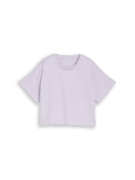 Cropped T-Shirt mit Rückenprint