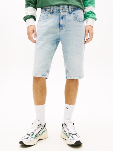 Ronnie Whiskered Five-Pocket Slim Denim Shorts