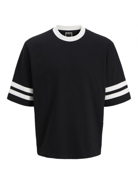 JCORETREAT CONTRAST STRIPE SS CREW NECK