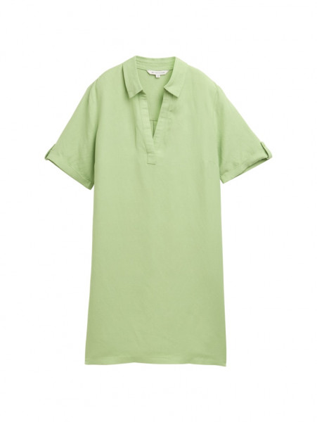 Kleid mit Leinenanteil