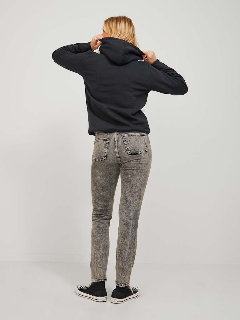 Felpa Con Zip Jack & Jones Jxabbie RLX LS - Donna, Cotone E Poliestere, Maniche Lunghe