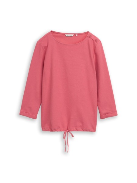 Langarmshirt mit Knopf-Details