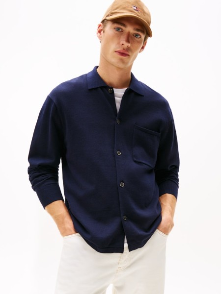 ESSENTIAL COTTON LS OVER SHIRT