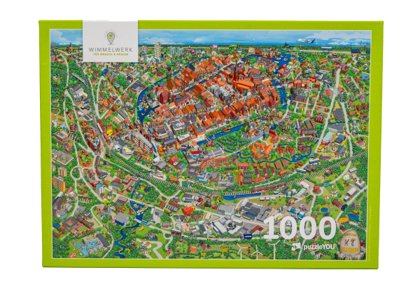 Wimmelwerk Puzzle Buxtehude 1000 Teile