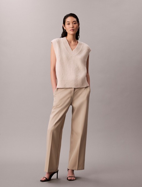 Oversized Boucle Vest