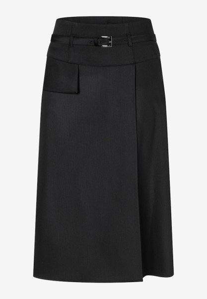 Midirock mit Wickeloptik