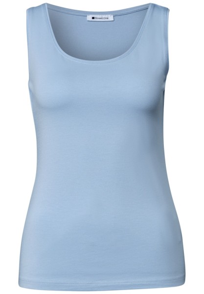 Basic Top mit Rundhals aus Jersey