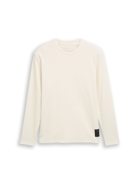 Langarmshirt mit Rippstruktur