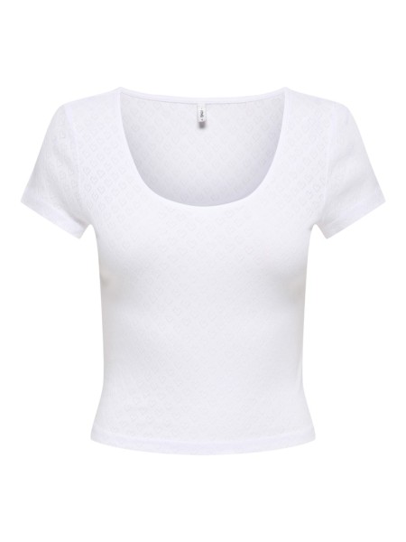 ONLMADISON S/S U-NECK TOP BOX JRS