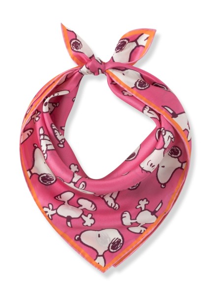 Peanuts™ Nickituch aus reiner Seide mit SNOOPY ALL OVER-Muster