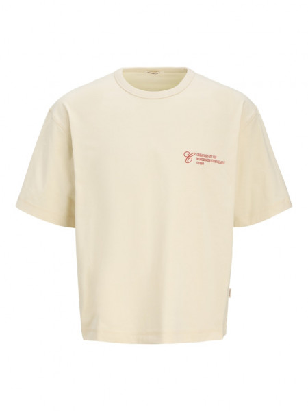 JORCORFU EMB TEE SS CREW NECK