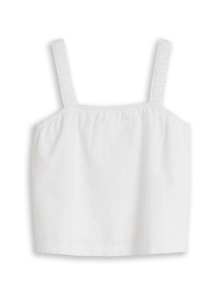 Cropped Top mit Stickerei