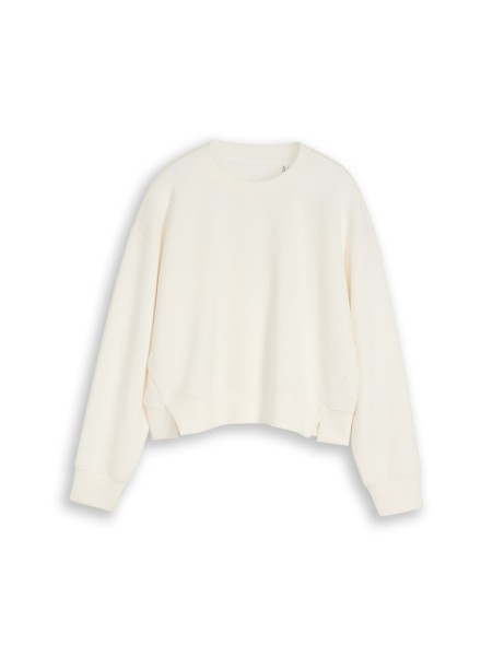 Cropped Scuba Sweatshirt