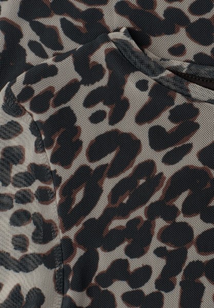Langarm Shirt aus Mesh mit Print