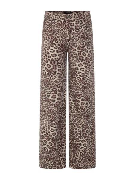 Jeans WARRI mit Leo Print