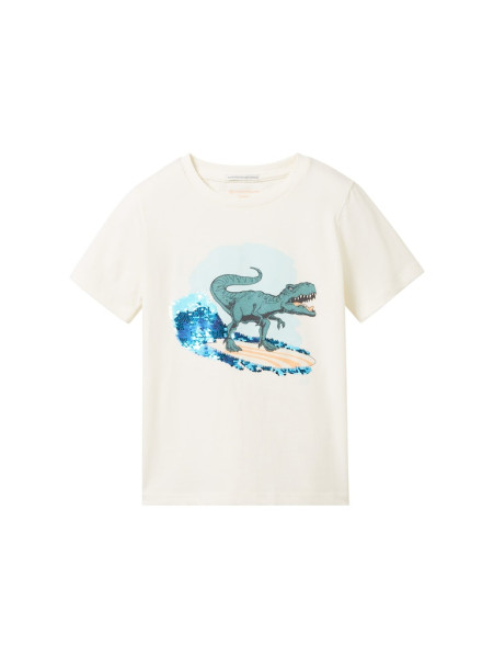 Print T-Shirt mit Bio-Baumwolle