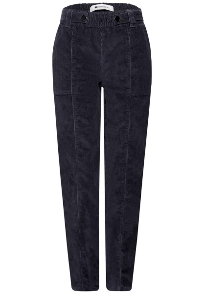 High Waist Barrel Leg Hose mit Elastikbund