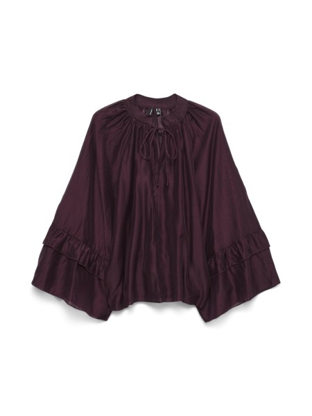 VMJENNA 7/8 FRILL TOP WVN GA