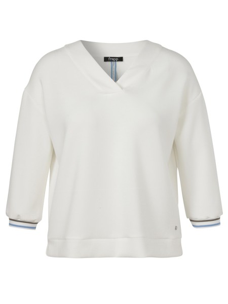 Sweatshirt V-Ausschnitt 3/4 Arm