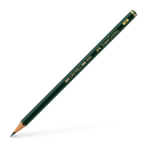 Faber-Castell 119003 Castell 9000 Bleistift, 3B