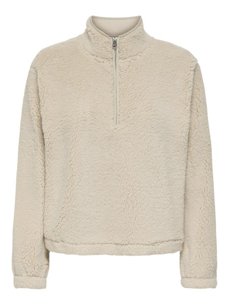 ONLNEW DALLAS L/S HIGHNECK ZIP SWT NOOS