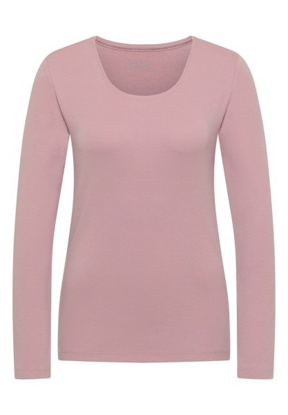 Basic Langarm Shirt mit Rundhals