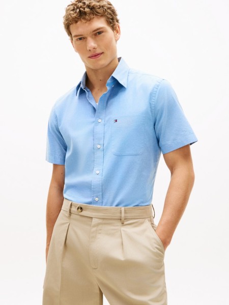 Regular Fit Lightweight Short Sleeve Oxford Shirt