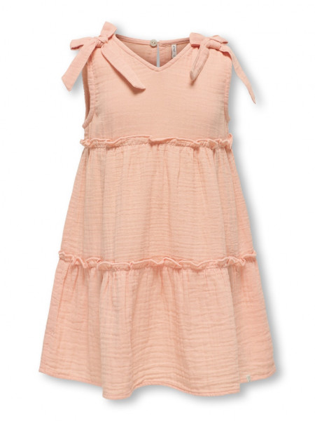 KMGPALM THYRA LIFE S/L O-NECK DRESS WVN