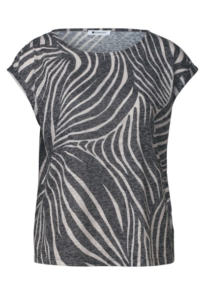 Dropped Shoulder Shirt im Ausbrenner-Look