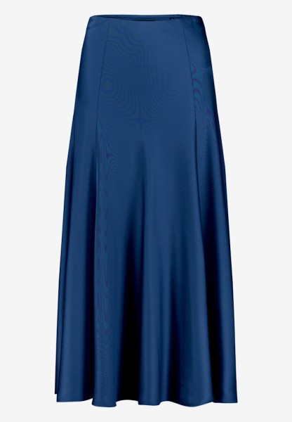 Satinrock Maxi mit Gummibund