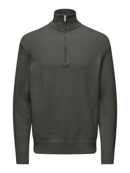 ONSJAMES RLX 1/2 ZIP KNIT