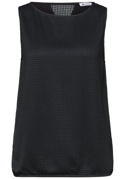 2-in-1 Mesh-Top mit U-Boot-Ausschnitt