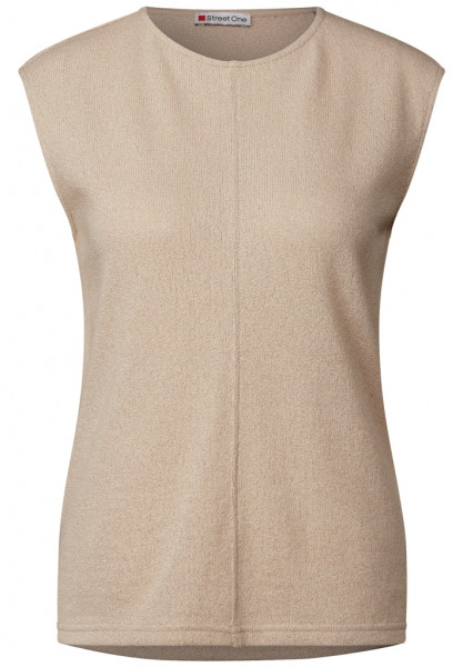 Top im Strick-Look