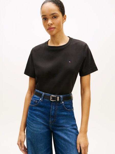 BOXY INTERLOCK SS C-NK TEE