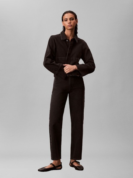 EU BARREL JEAN CK ESSENTIAL BLAC