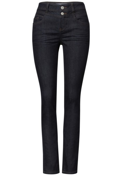 Mid Waist Slim Leg Jeans im Casual Fit