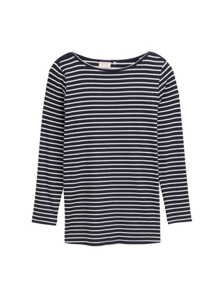 Plus Size - Langarmshirt mit Streifenmuster