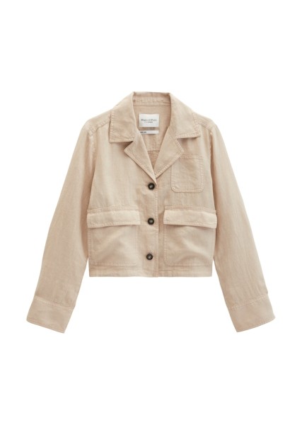 Leinenjacke straight